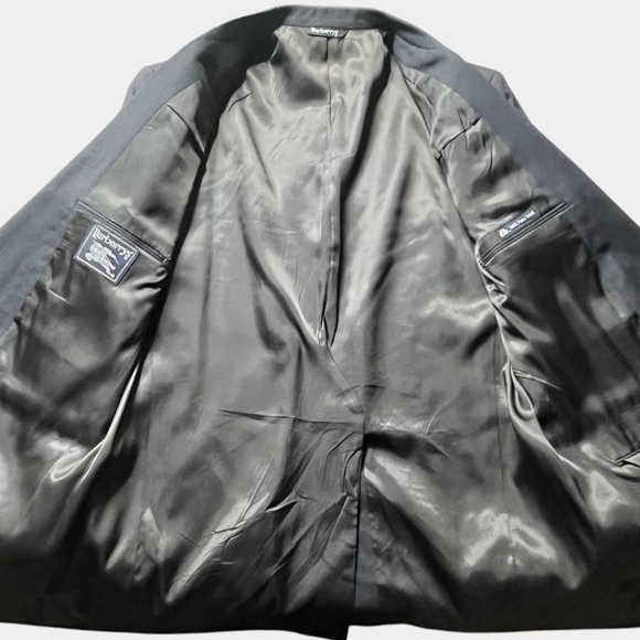 Burberrys Vintage Burberry 100% Wool 2-Piece Suit Navy - Picture 5 of 16